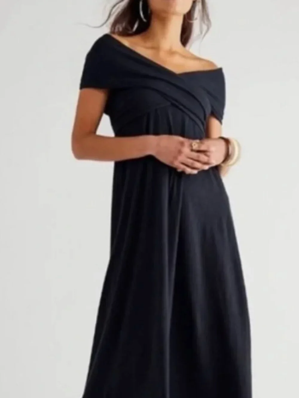 NWT Free People Beach Limitless Convertible Maxi Dress Skirt Black S
